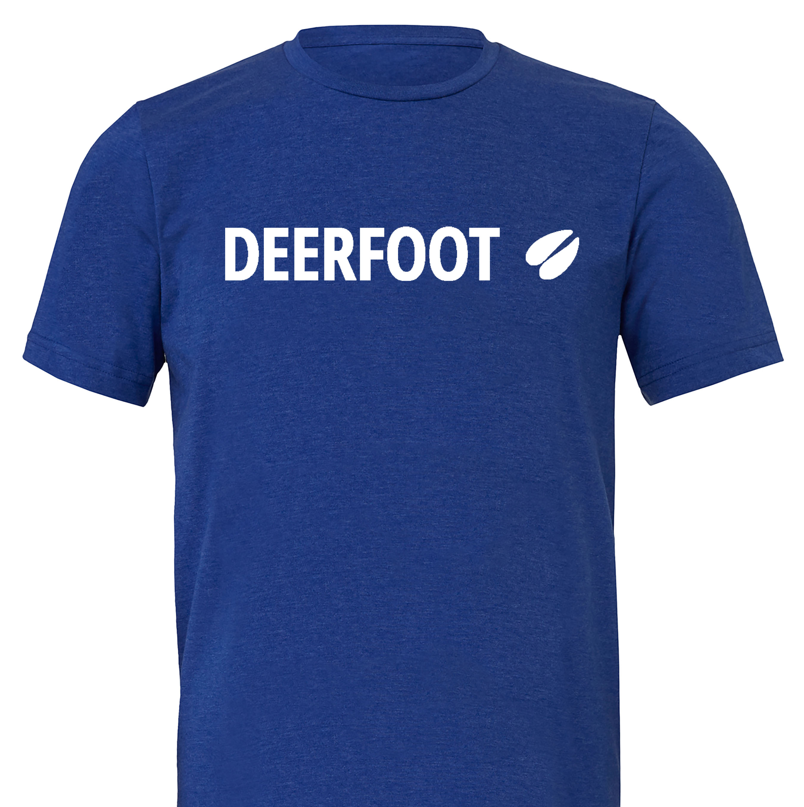 Deerfoot Logo on True Royal Shirt